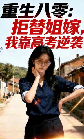 短剧《重生八零：拒替姐嫁，我靠高考逆袭》海报