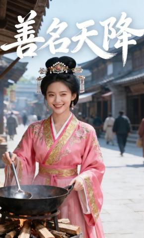 短剧《善名天降》海报