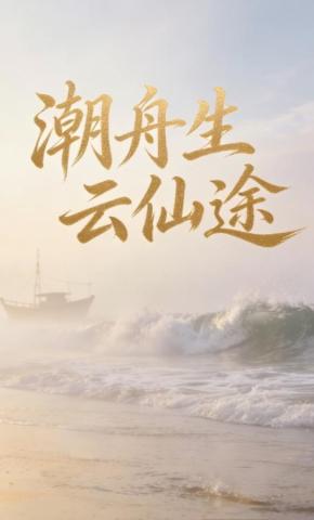 短剧《潮舟生云仙途》海报
