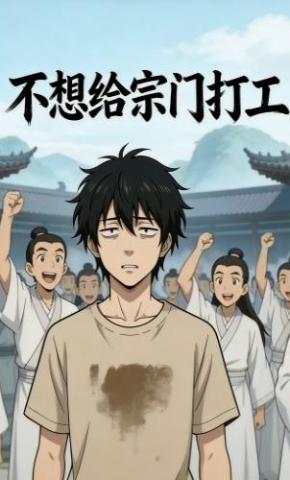 短剧《不想给宗门打工》海报