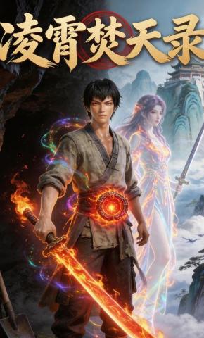 短剧《凌霄焚天录》海报