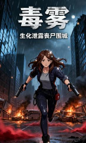 短剧《毒雾：生化泄露丧尸围城》海报