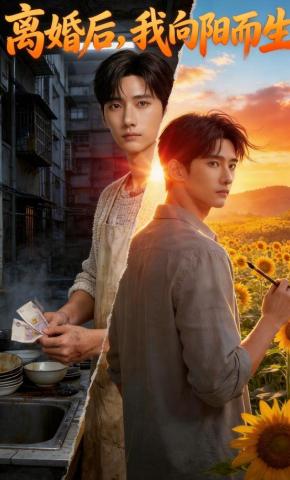 短剧《离婚后，我向阳而生》海报