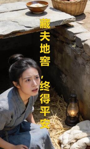 短剧《藏夫地窖，终得平安》海报