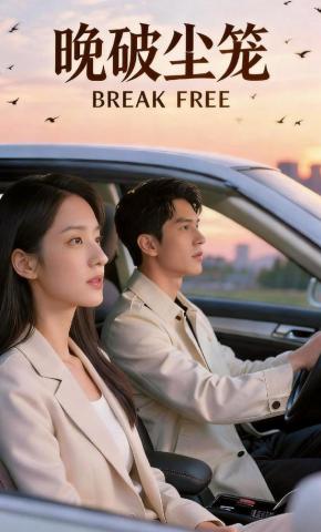 短剧《晚破尘笼》海报