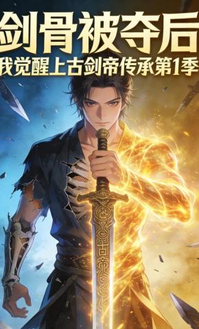 短剧《剑骨被夺后，我觉醒上古剑帝传承第1季》海报