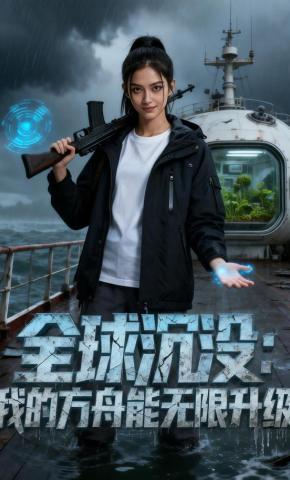 短剧《全球沉没：我的方舟能无限升级》海报