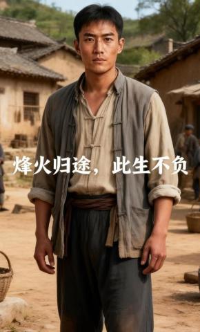 短剧《烽火归途，此生不负》海报