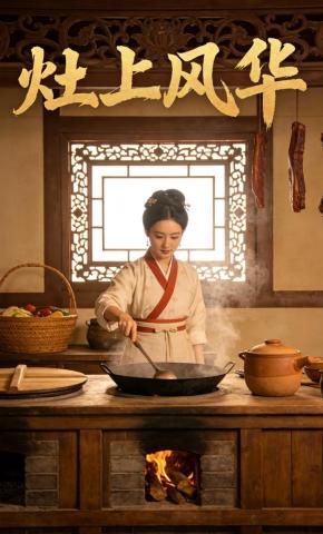 短剧《灶上风华》海报