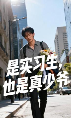 短剧《是实习生，也是真少爷》海报