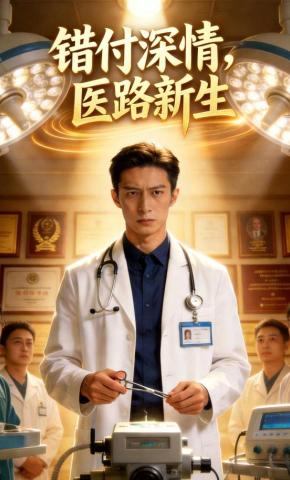 短剧《错付深情，医路新生》海报