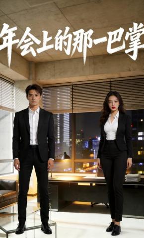 短剧《年会上的那一巴掌》海报