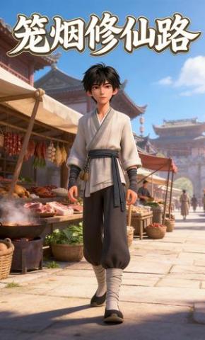 短剧《笼烟修仙路》海报