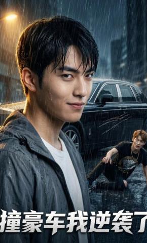 短剧《撞豪车我逆袭了》海报