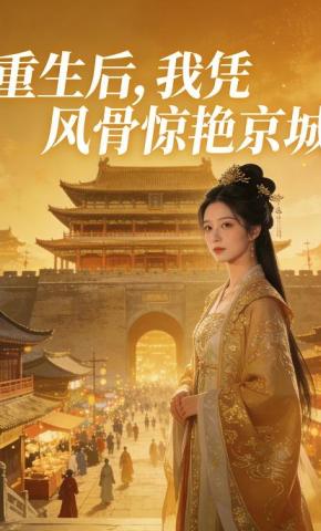 短剧《重生后，我凭风骨惊艳京城》海报