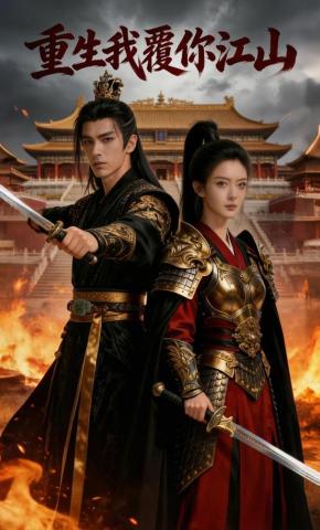 短剧《重生我覆你江山》海报