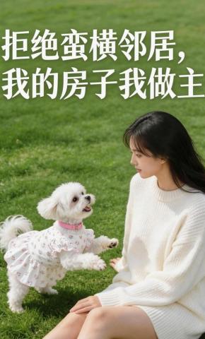 短剧《拒绝蛮横邻居，我的房子我做主》海报