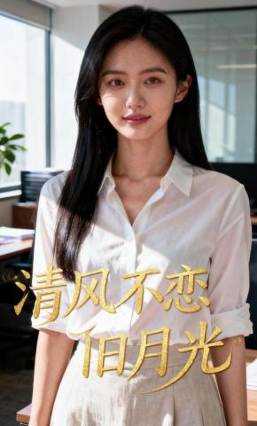 短剧《清风不恋旧月光》海报