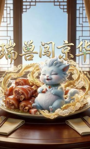 短剧《瑞兽闯京华》海报