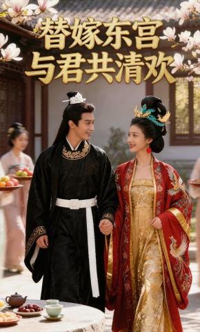 短剧《替嫁东宫，与君共清欢》海报