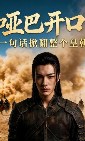 短剧《哑巴开口：一句话掀翻整个皇朝》海报