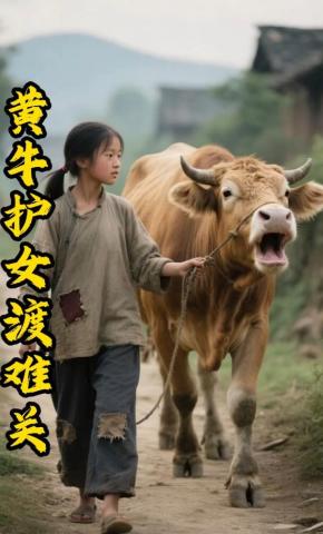 短剧《黄牛护女渡难关》海报