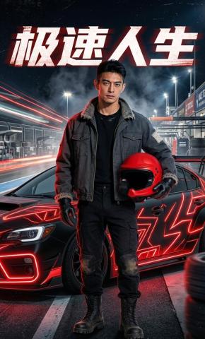 短剧《极速人生》海报