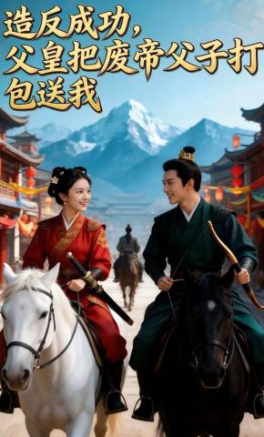 短剧《造反成功，父皇把废帝父子打包送我》海报