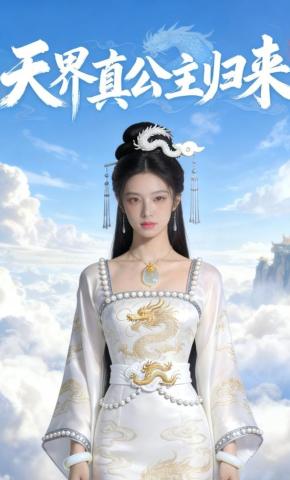 短剧《天界真公主归来》海报