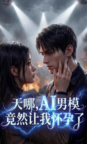 短剧《天哪，AI男模竟然让我怀孕了》海报