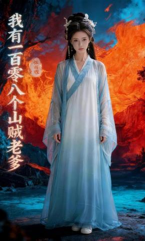 短剧《我有一百零八个山贼老爹》海报