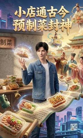 短剧《小店通古今，预制菜封神》海报