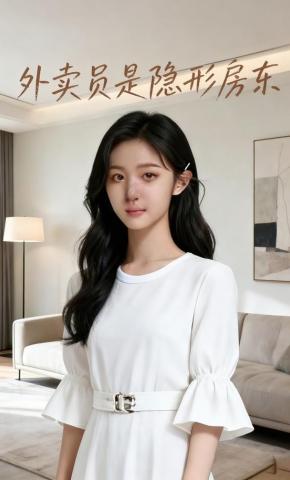 短剧《外卖员是隐形房东》海报