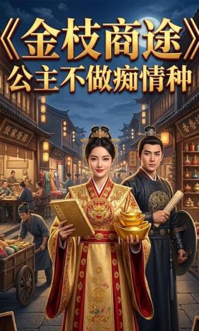 短剧《金枝商途：公主不做痴情种》海报