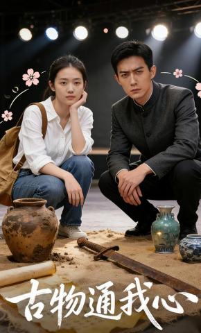 短剧《古物通我心》海报