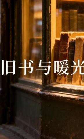 短剧《旧书与暖光》海报