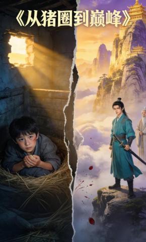 短剧《从猪圈到巅峰》海报