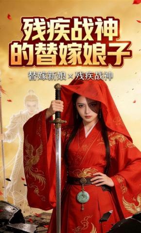 短剧《残疾战神的替嫁娘子》海报