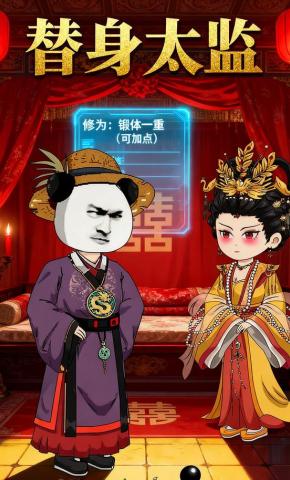 短剧《替身太监》海报