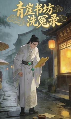 短剧《青崖书坊洗冤录》海报