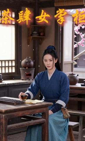 短剧《茶肆女掌柜》海报