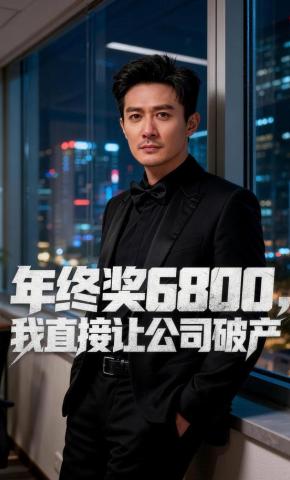 短剧《年终奖6800，我直接让公司破产》海报