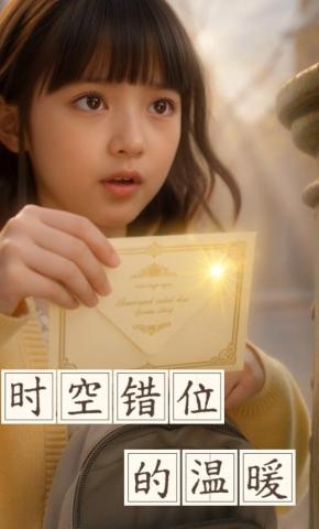 短剧《时空错位的温暖回信》海报