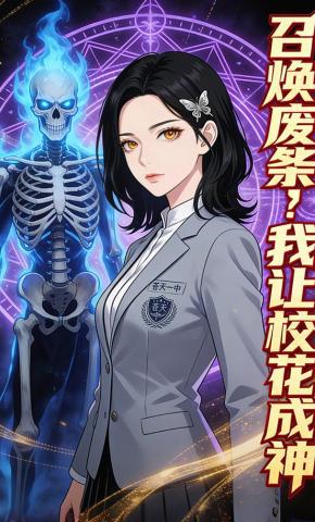 短剧《召唤废柴？我让校花封神》海报