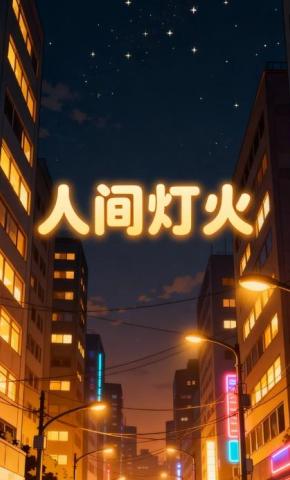 短剧《人间灯火》海报