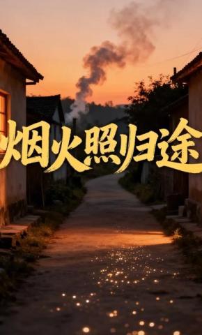 短剧《烟火照归途》海报