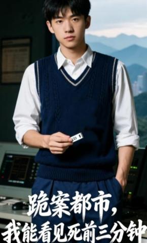 短剧《跪案都市，我能看见死前三分钟》海报