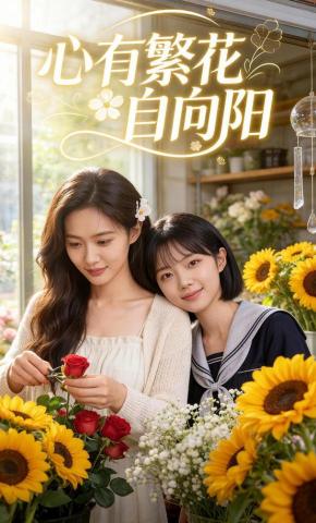 短剧《心有繁花自向阳》海报