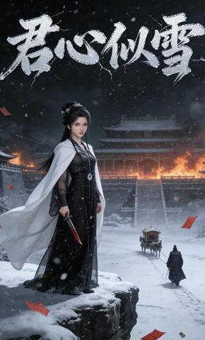 短剧《君心似雪》海报