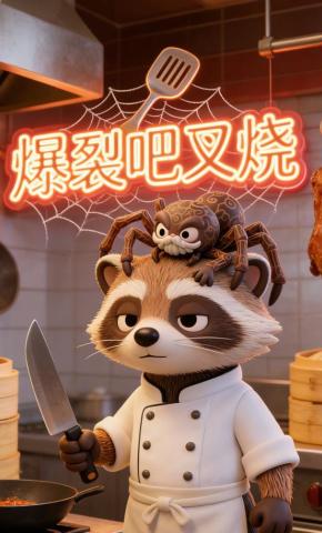 短剧《爆裂吧叉烧》海报